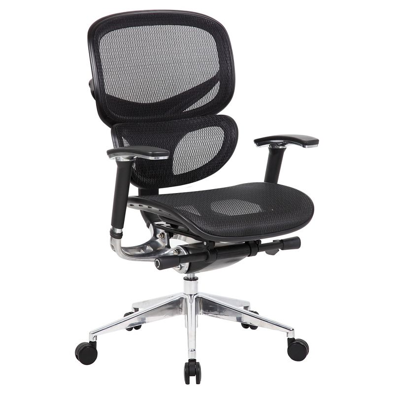 Multi-Function Mesh Chair Black - Boss Office Products