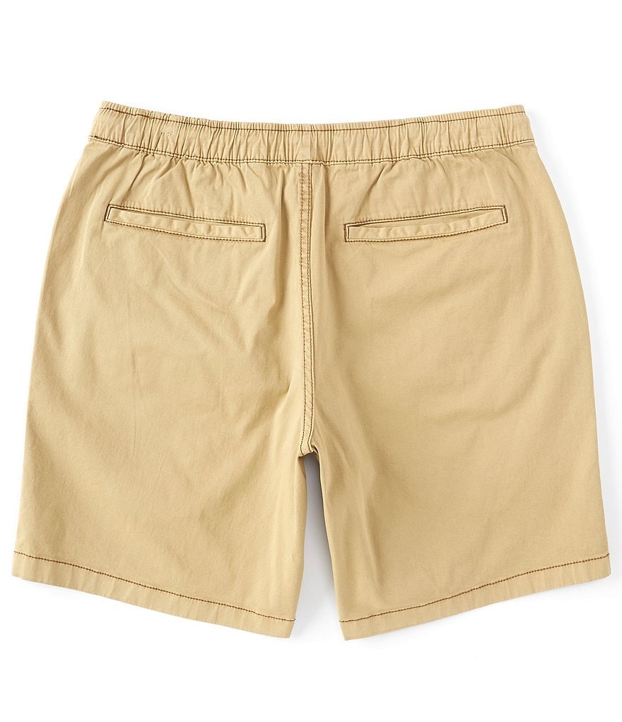 Iron Co. Beach Dip-Dye Twill 7#double; Inseam Pull-On Shorts