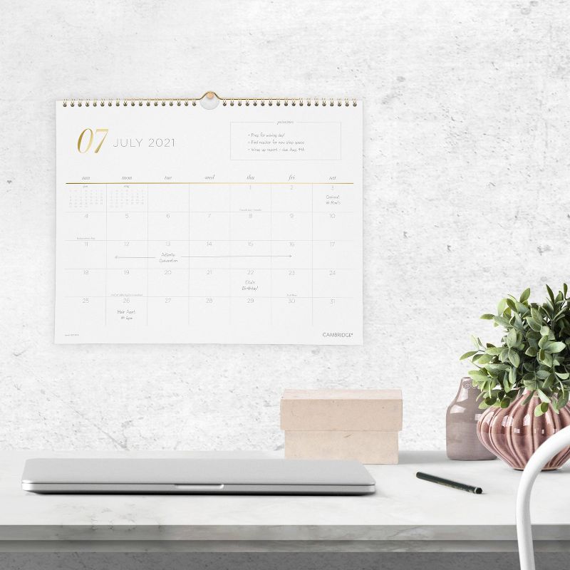 2021-22 Academic Wall Calendar Lucid - Cambridge