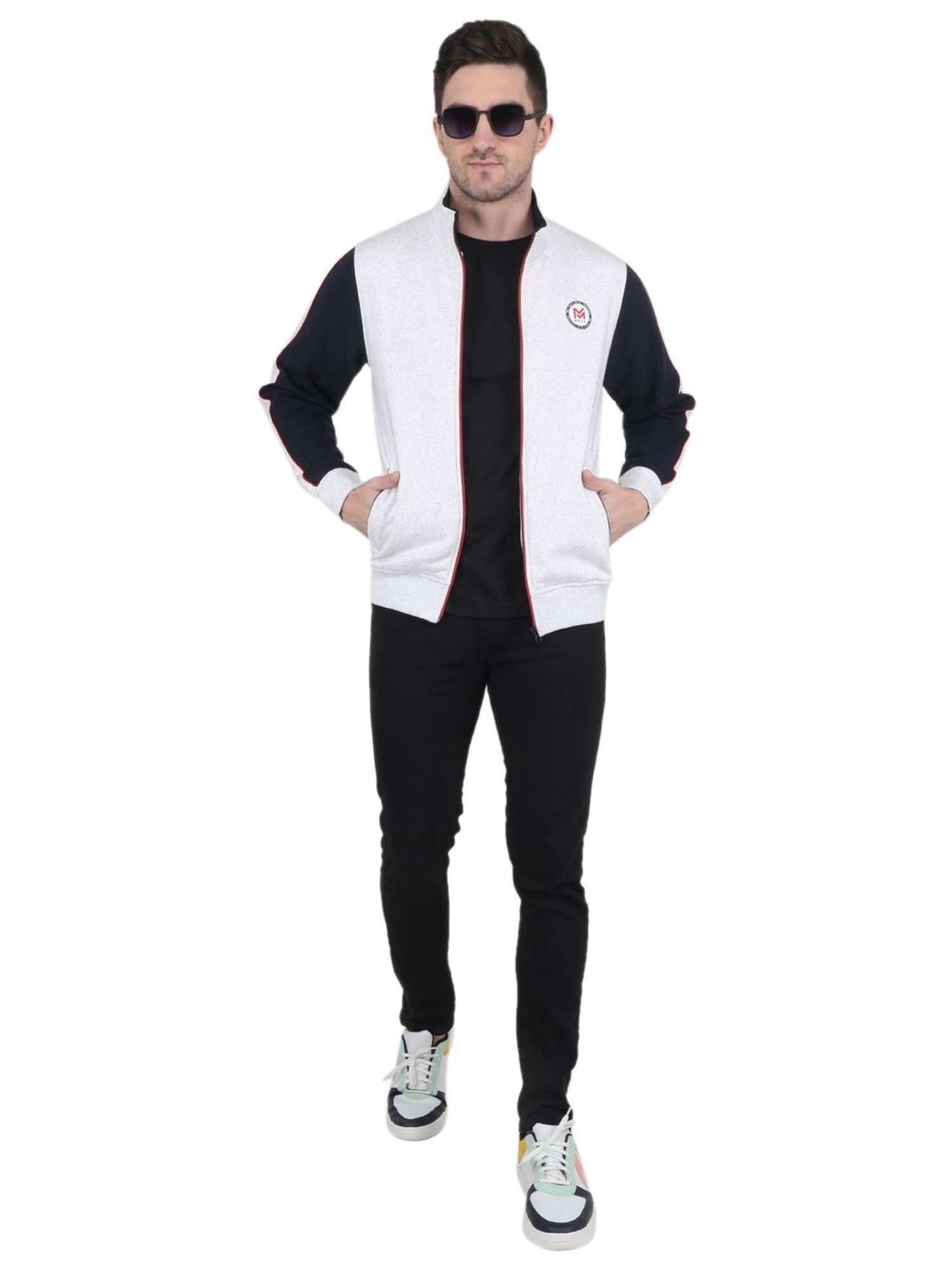 MOCA by Monte Carlo Ecru Regular Fit Printed Sweatshirt