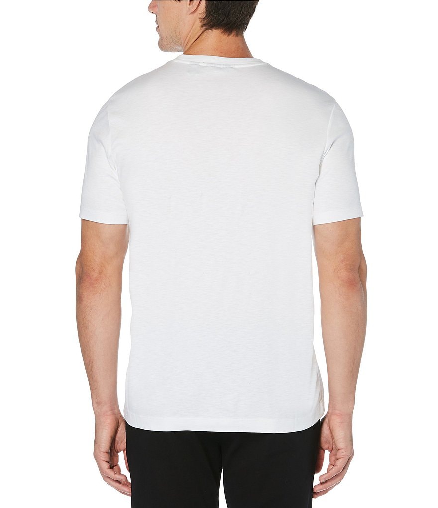 Perry Ellis Solid Slub Short-Sleeve Tee