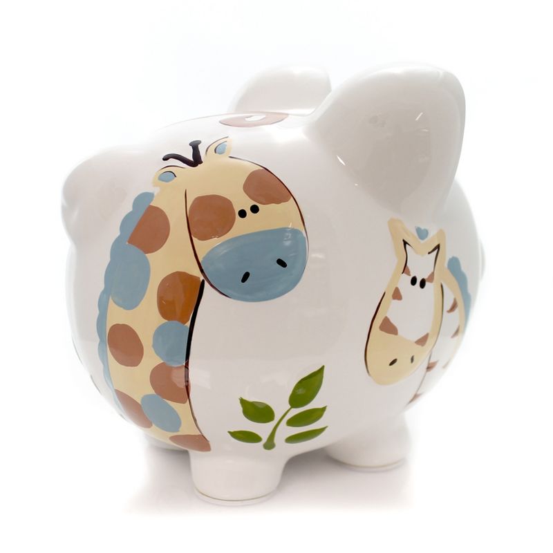Bank 7.5" Jungle Jack Piggy Bank Monkey Cat Giraffe  -  Decorative Banks