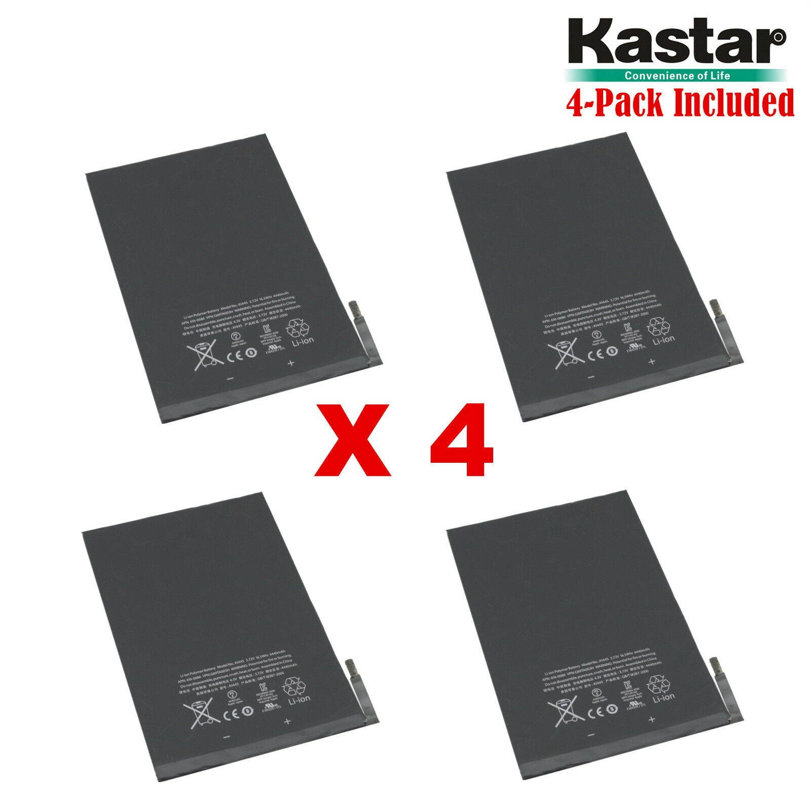 4440mAh Battery Replacement for Apple iPad Mini 1 Mini1 7.9" A1432 A1454 A1455