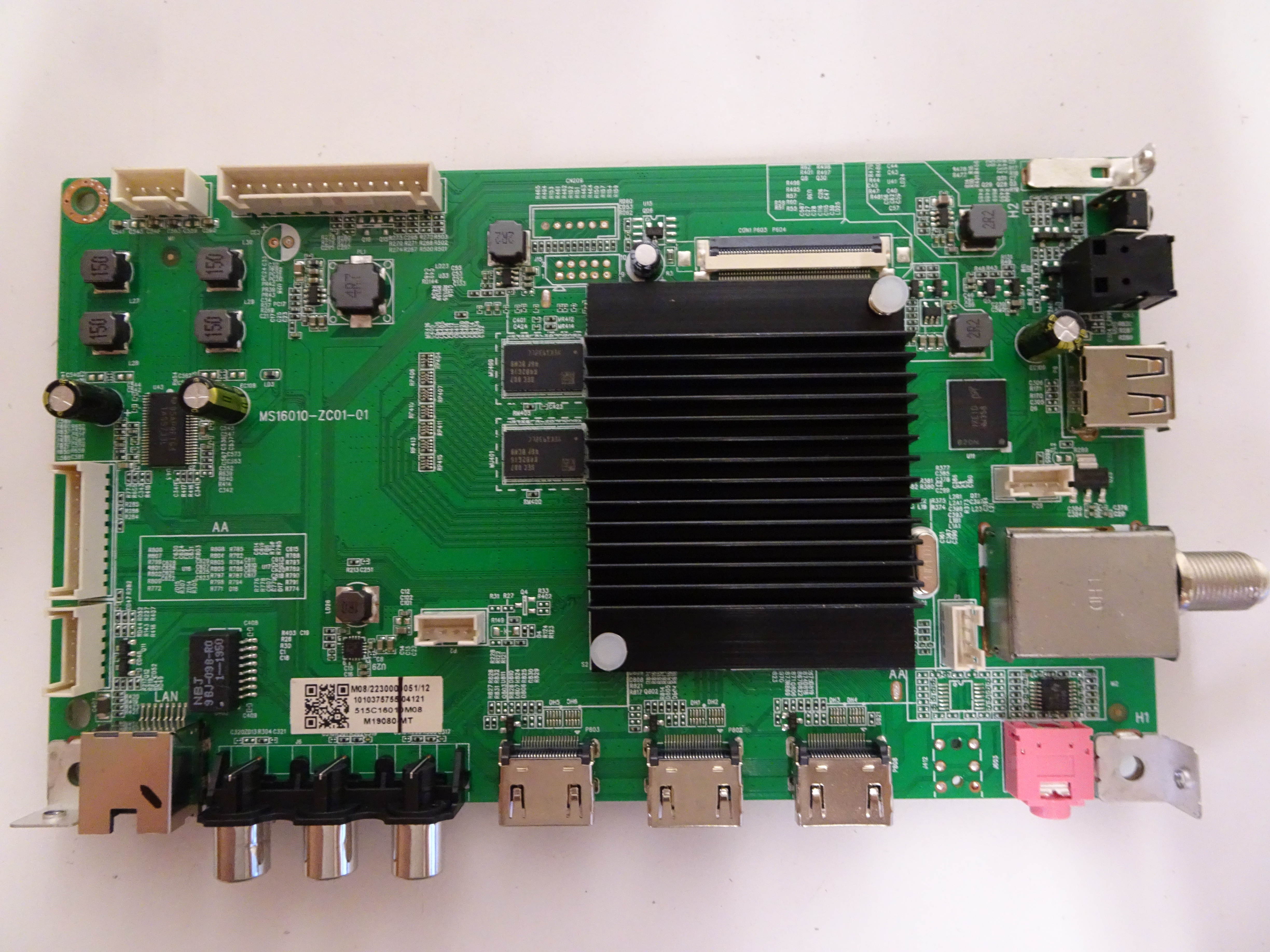 Onn 100012585 Main Board (MS16010-ZC01-01, 515C16010M08) M19080-MT