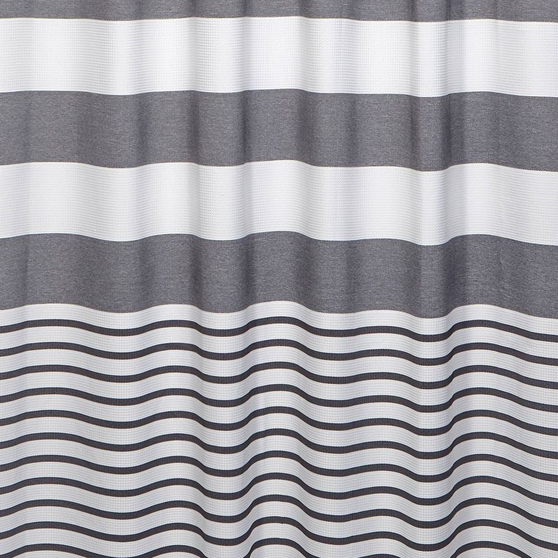 Catalina Shower Curtain Gray/White - Moda at Home