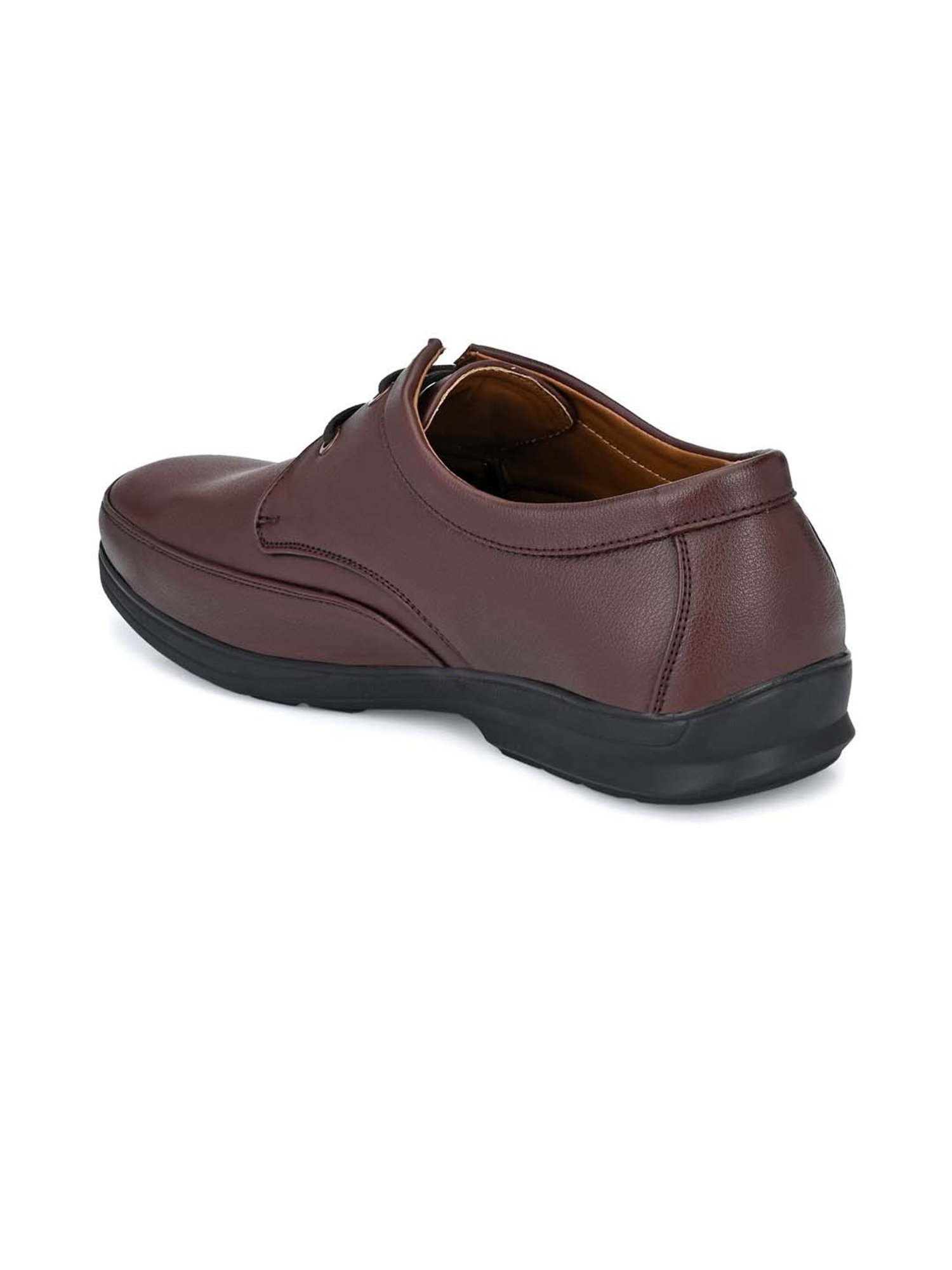 Eego Italy Men's Brown Derby Shoes