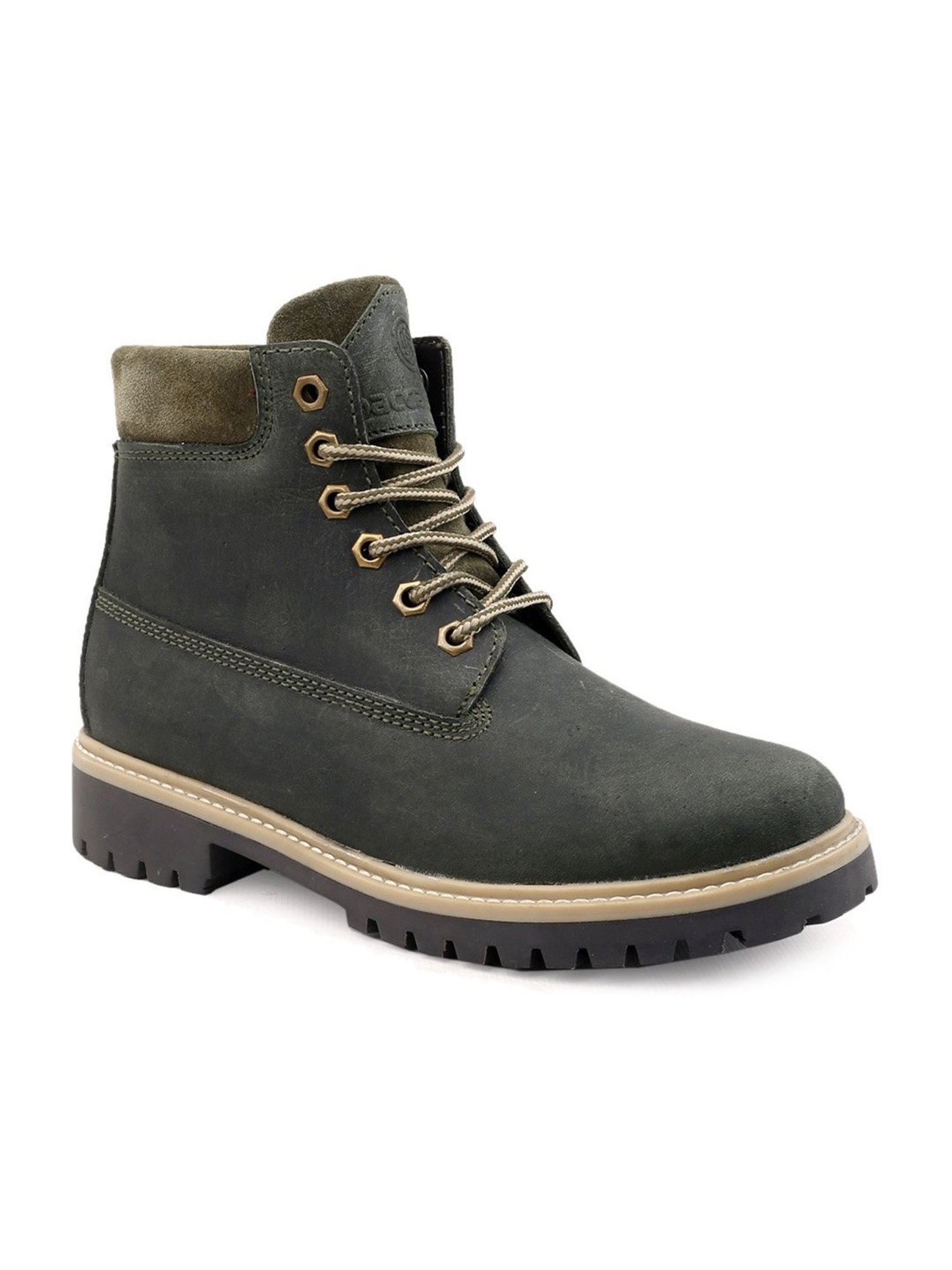 Bacca Bucci Men's BULLET Olive Derby Boots