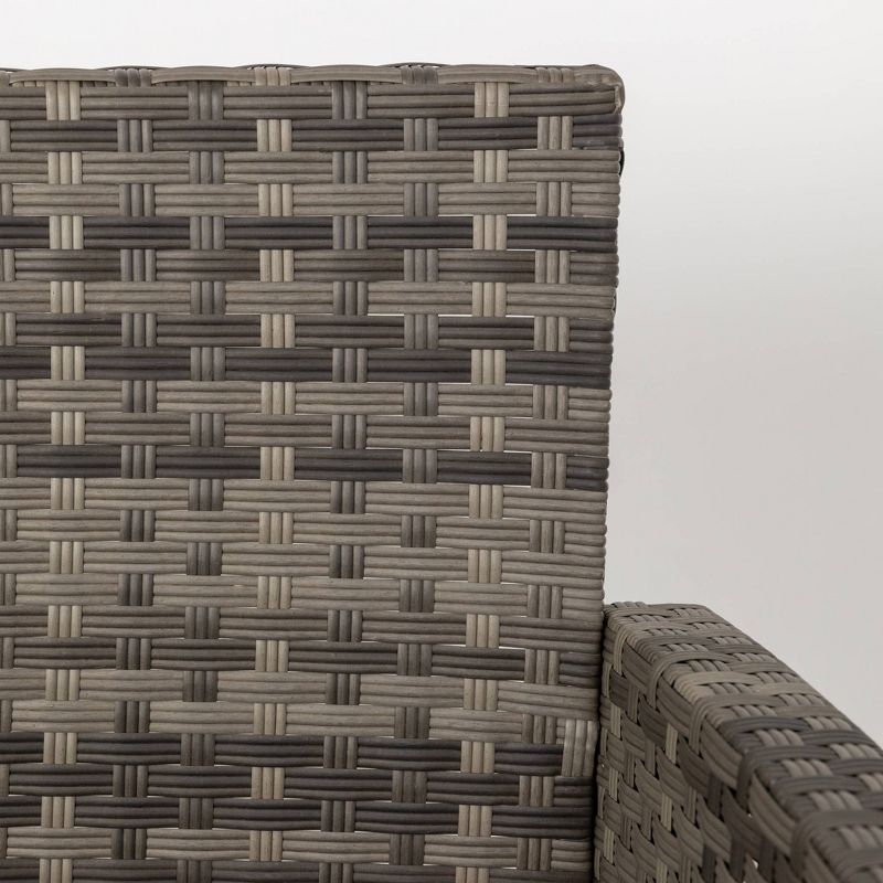 4pc Jareth Wicker Patio Set - Balkene Home