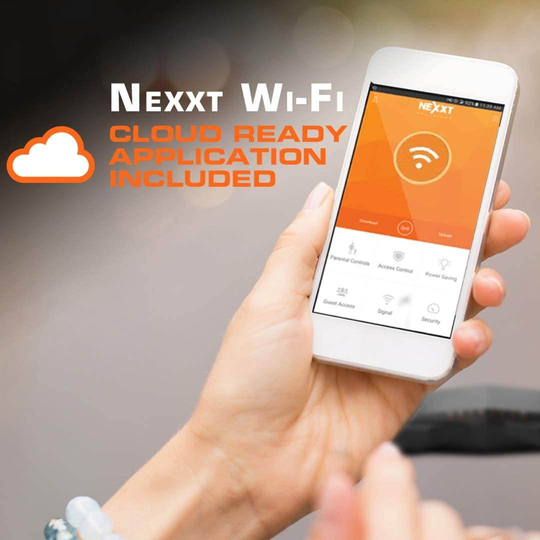 Nexxt Solutions Wireless High Speed AC1200 Dual Band Router [Nebula1200] | 1200Mbps Fast Ethernet with Signal Amplifying Antenna