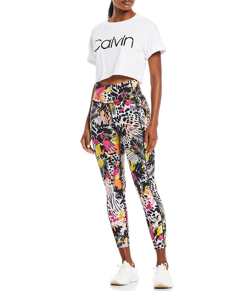 Marc New York Ombre Tie Dye High Rise 7/8 Pull-On Leggings