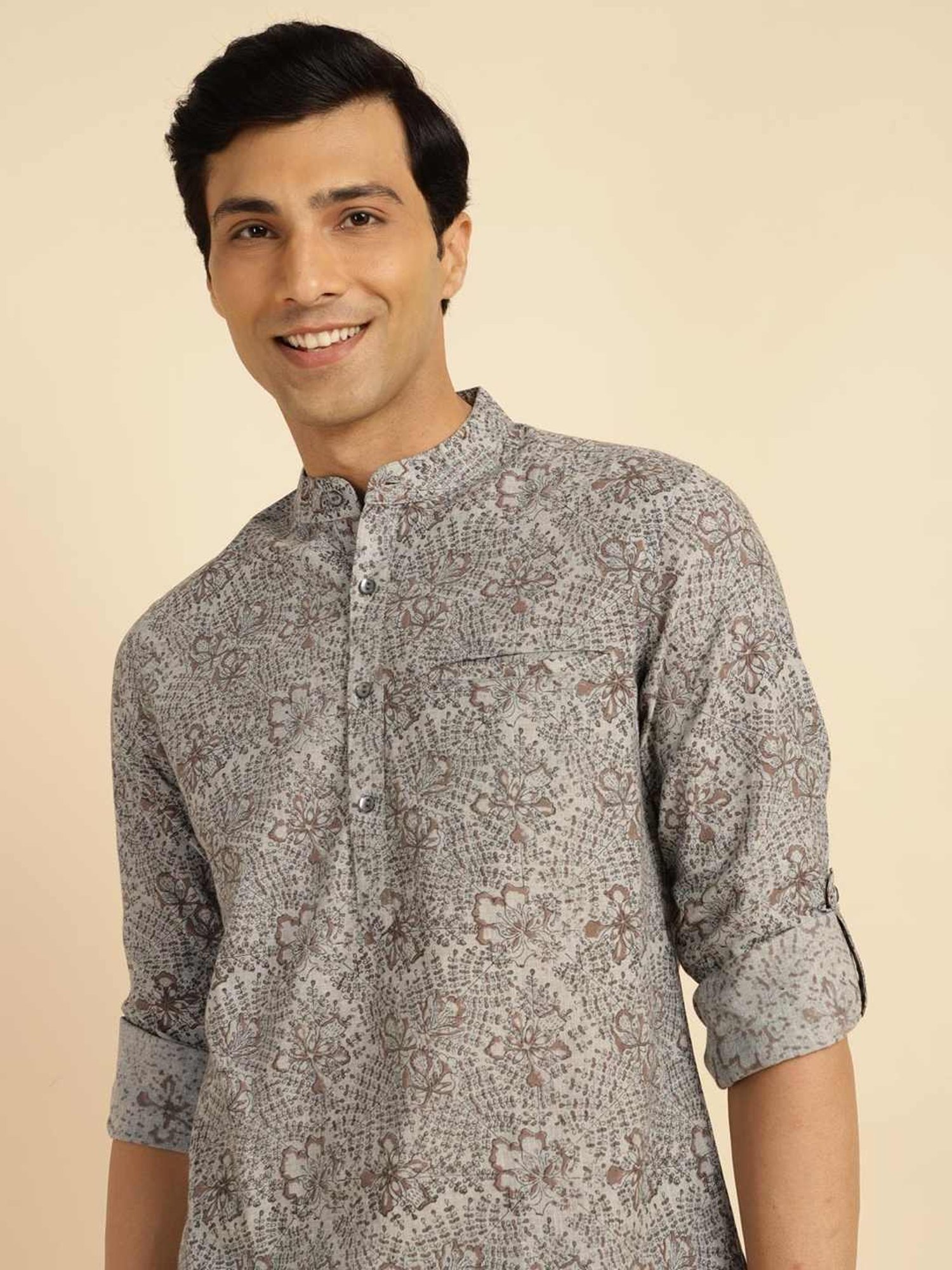 High Star White Cotton Relaxed Fit Striped T-Shirt