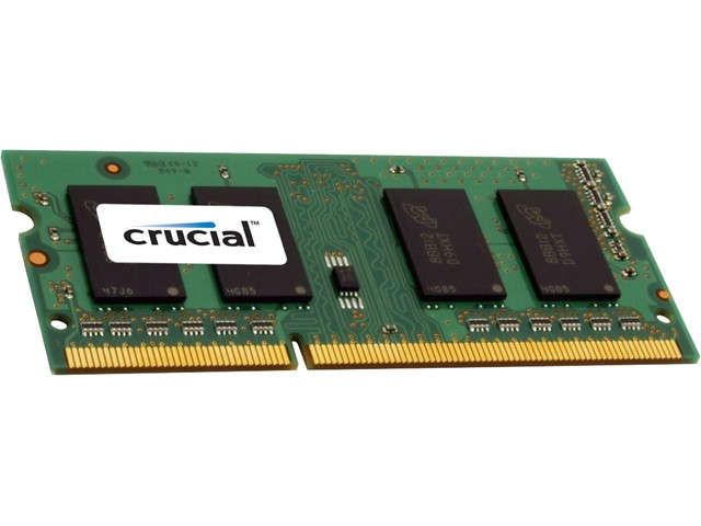 Crucial 4GB 204-Pin DDR3 SO-DIMM DDR3L 1600 (PC3L 12800) Laptop Memory Model CT51264BF160B