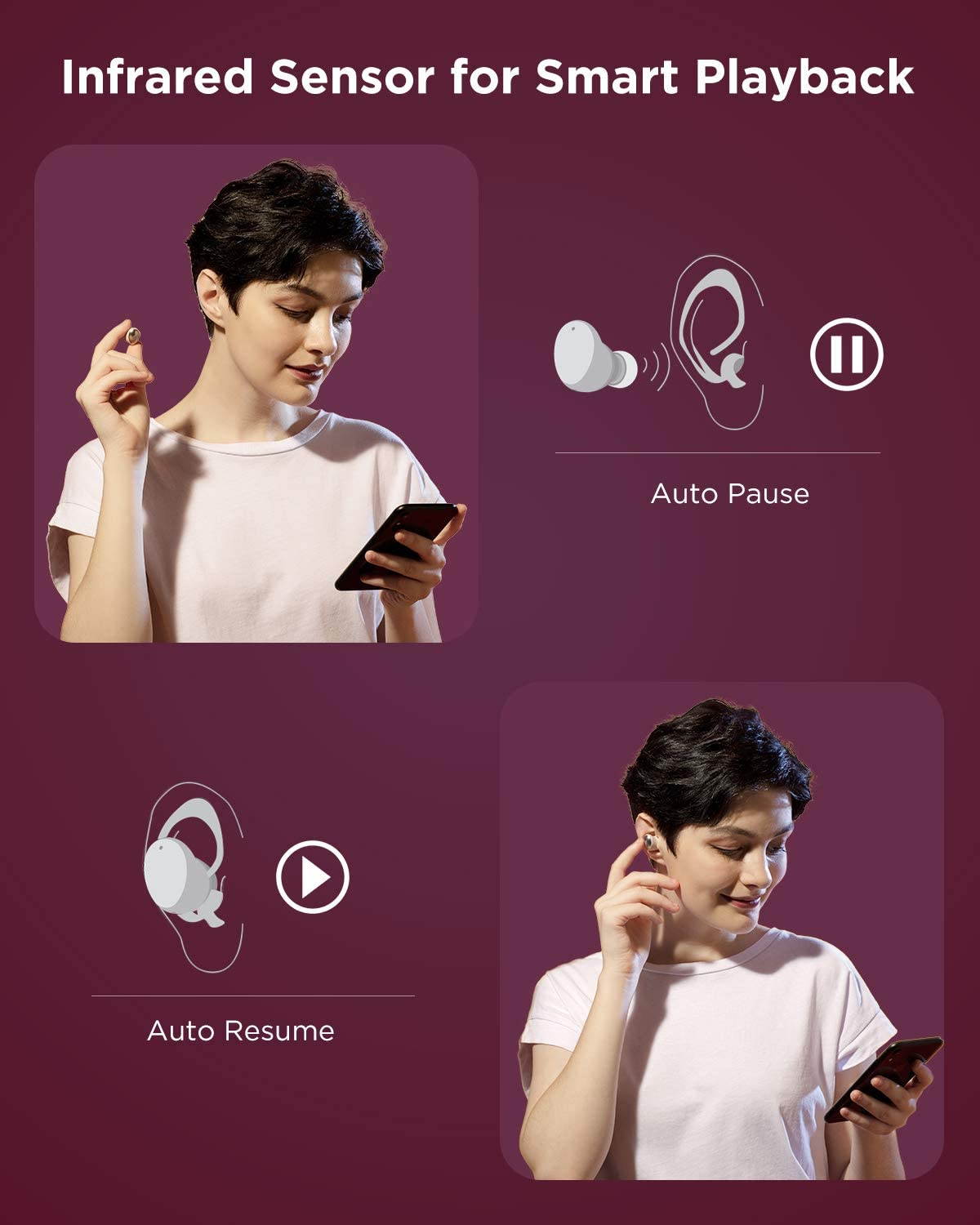 1MORE ColourBuds True Wireless Earbuds, Premium Bluetooth Earphones with Super Light-Weight Design, IPX5 Water Resistant, 22H Playtime, and Dual ENC Mic, for Workout, Sports, Home Office, Black