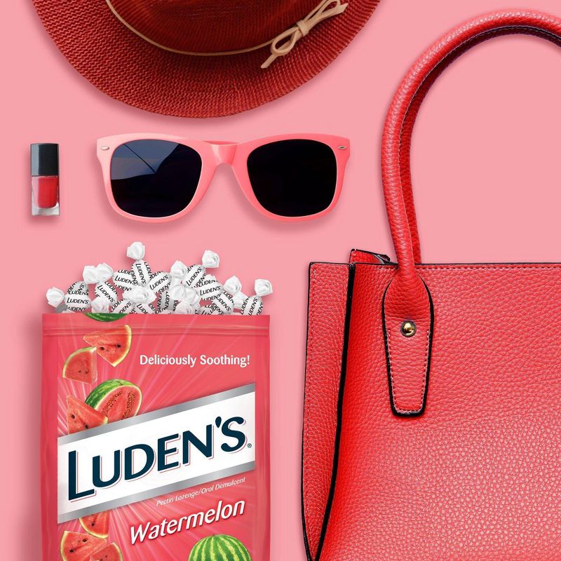 Luden's Soothing Throat Drops for Sore & Irritated Throats - Watermelon - 25ct