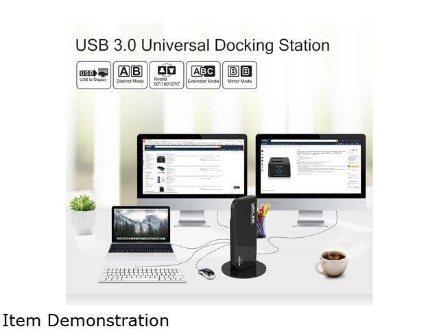 Wavlink USB C Dual 4K HDMI&DP Universal Docking, with 60W Power Delivery, Dual 4K@60Hz, Single 5K@60Hz Displaylink Dock 2 x HDMI, 2 x DisplayPort, Gigabit Ethernet, 2 x USB-C Ports, 4 x USB 3.0, Audio