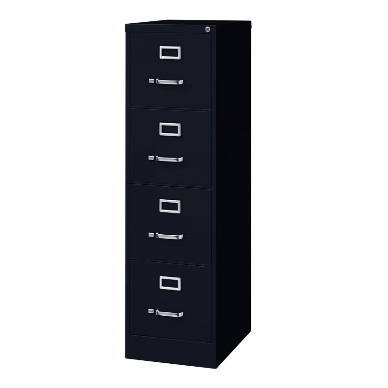 Hirsh Vertical File Cabinet 4 Drawer 22" - Black