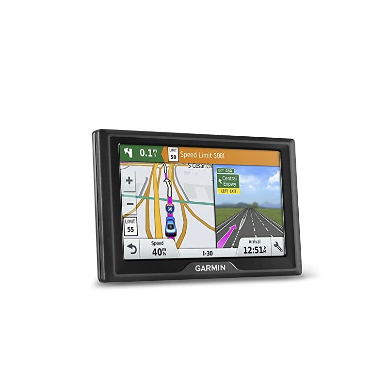 Drive 50 USA LM GPS Navigator System with Lifetime Maps, Spoken Turn-By-Turn Directions, Direct Access, Driver Alerts, and Foursquare Data, (Renewed)