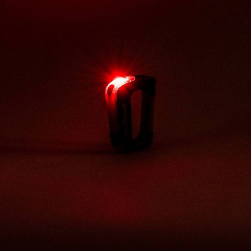 Life Gear Adventure Carabiner with Magnetic Base and S.O.S. 250 Lumens LED Flasher with Safety Whistle