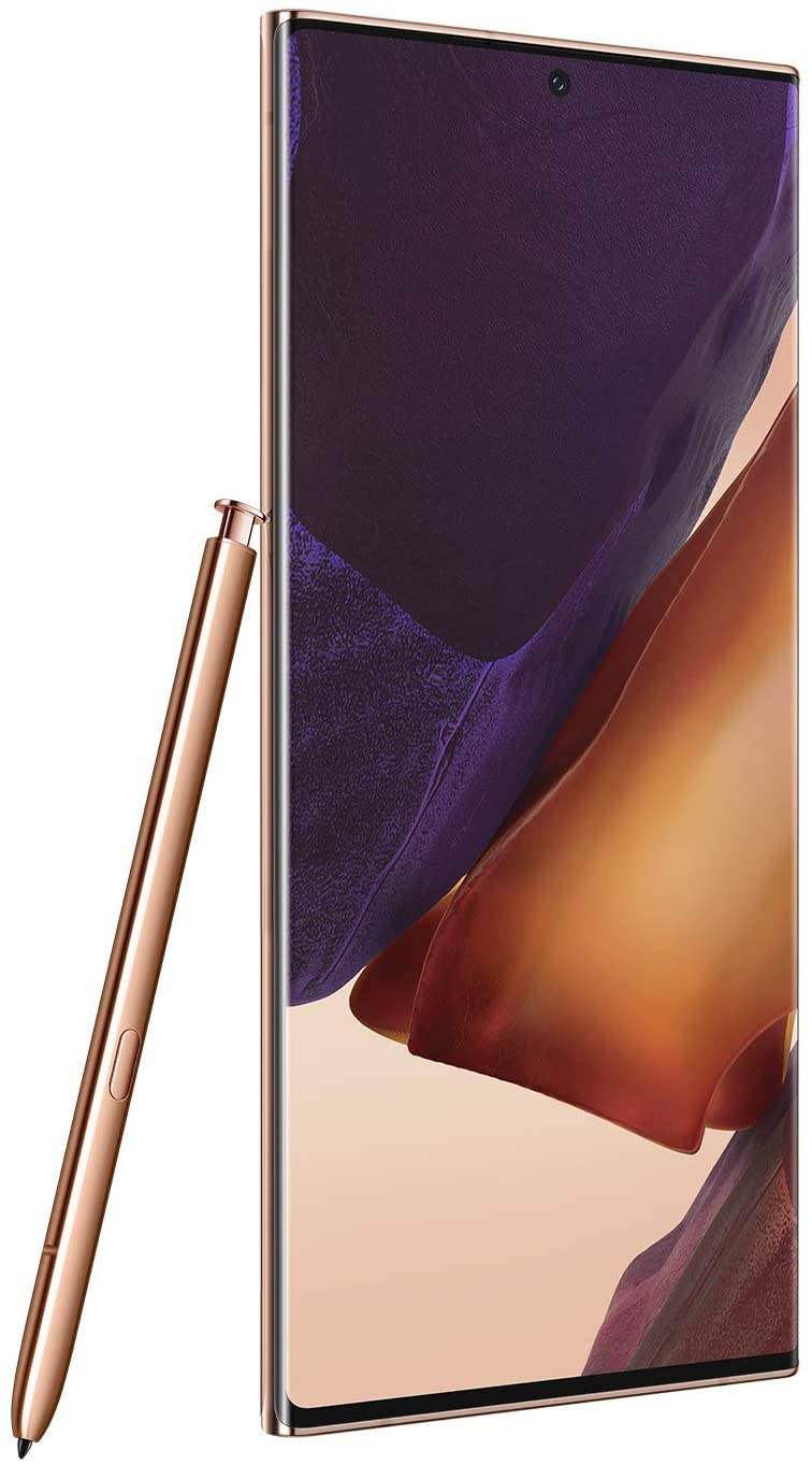 Samsung Galaxy Note20 Ultra 5G N986U 128GB GSM/CDMA Unlocked Android Smartphone - Mystic White