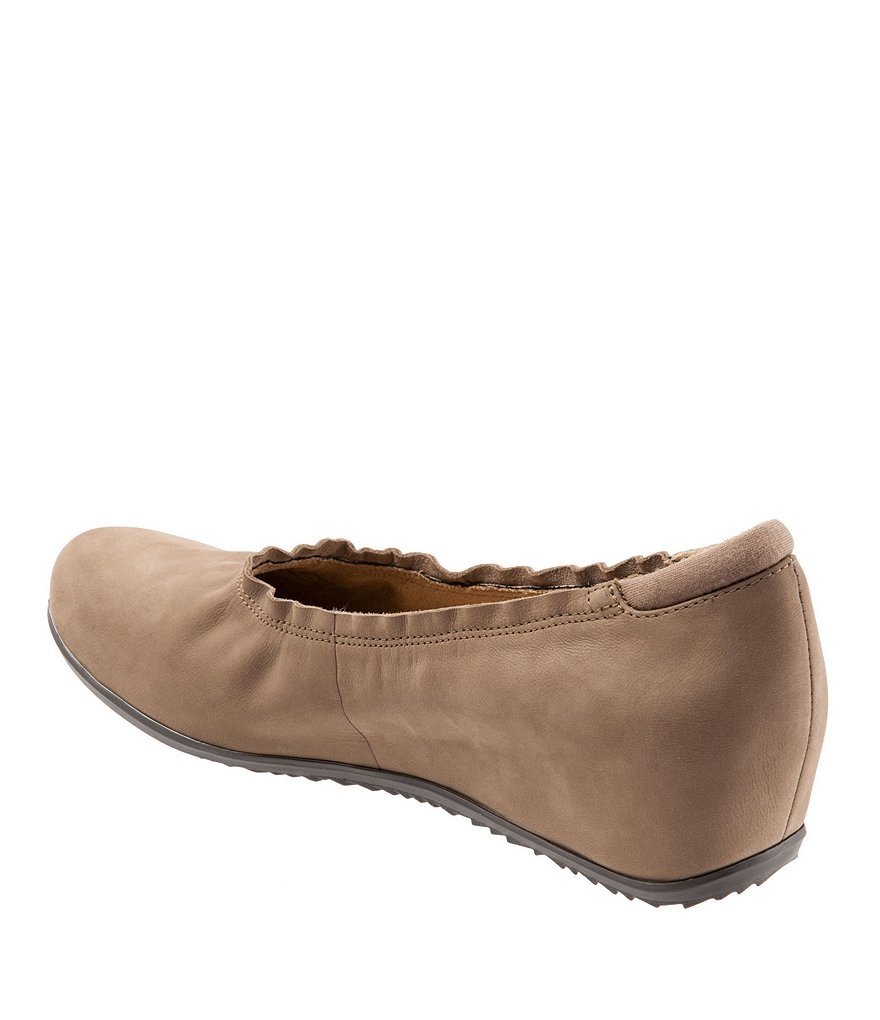 SoftWalk Wish Suede Slip-On Wedges