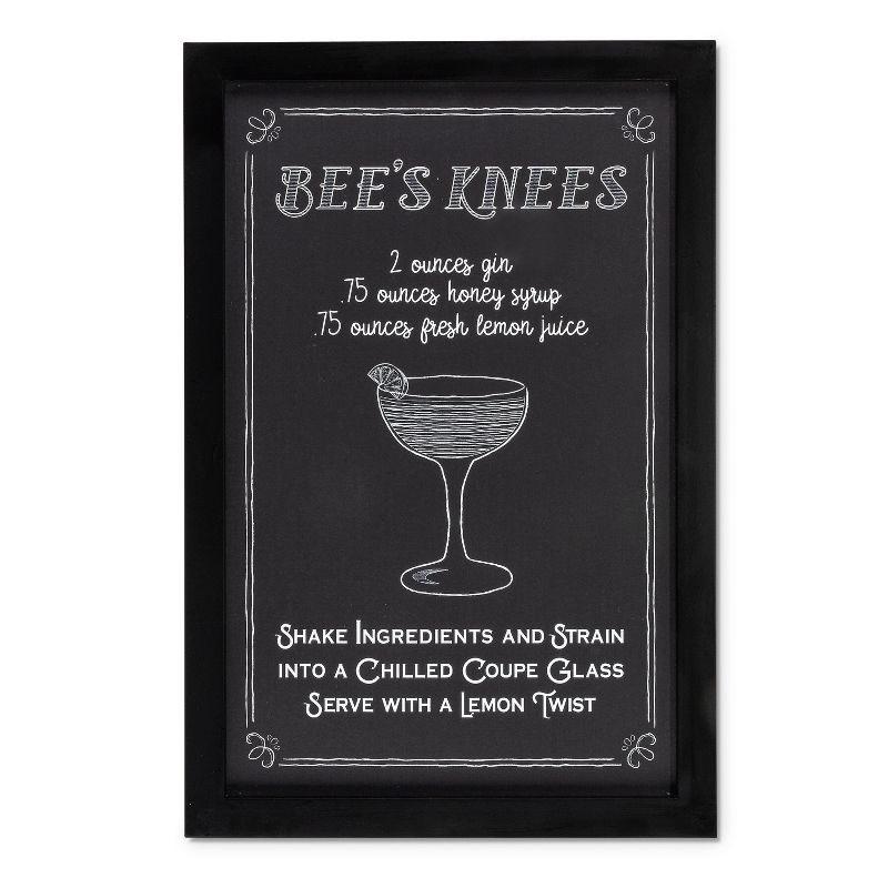 Lone Elm Studios Set of Three Cocktail Recipe Prints
