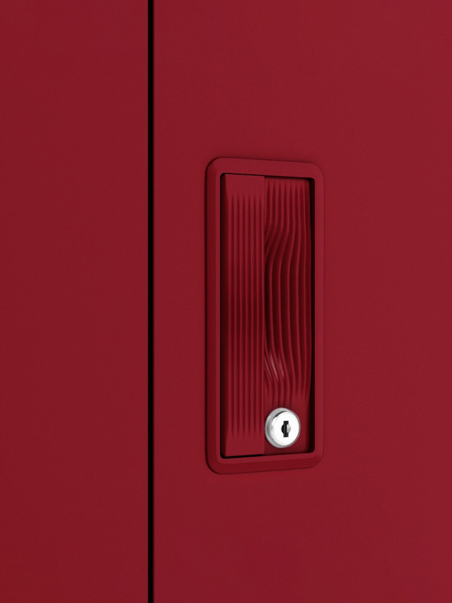 Godrej Interio Slimline 2-Door Steel Almirah, Red (1-Year Warranty)