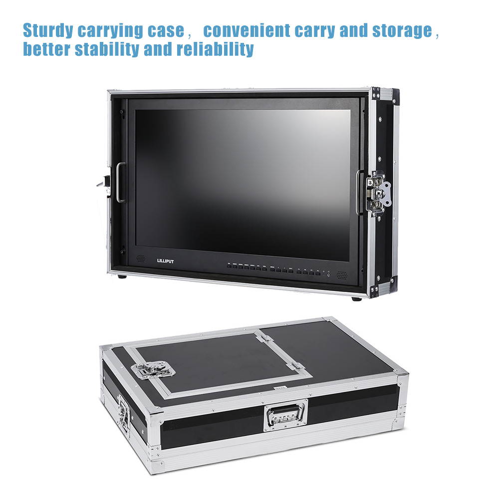 LILLIPUT BM280-4K 28" Broadcast Ultra-HD 4K Video Monitor 3840 * 2160 Resolution 3G-SDI HDMI 1000:1 High Contrast LED Screen with Carrying Case