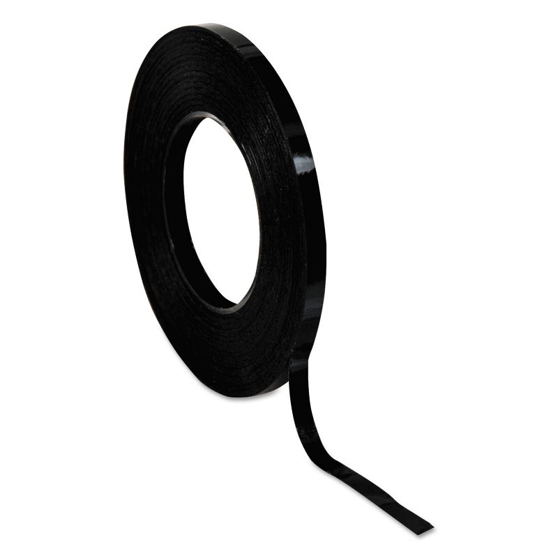 Chartpak Graphic Chart Tape 1/8" x 9yds Glossy Black BG1251