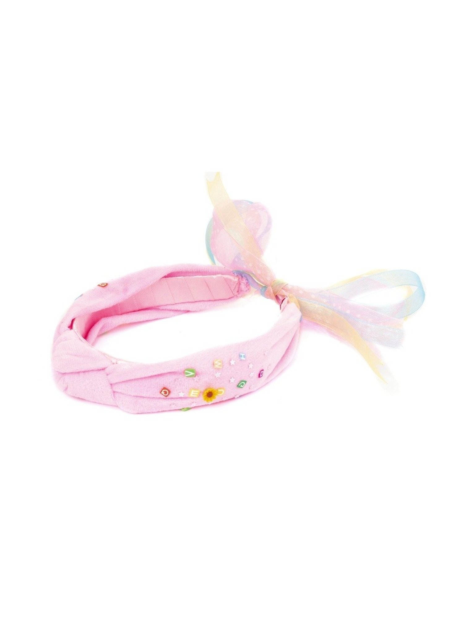 Choko Pink Embellished Hair Band