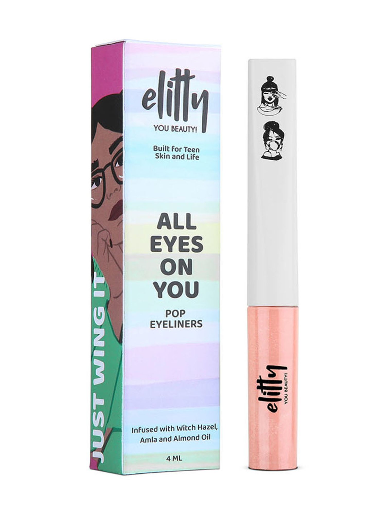 Elitty All Eyes on You Pop Eyeliner - Fading Love (Matte Peach) - 4 ml