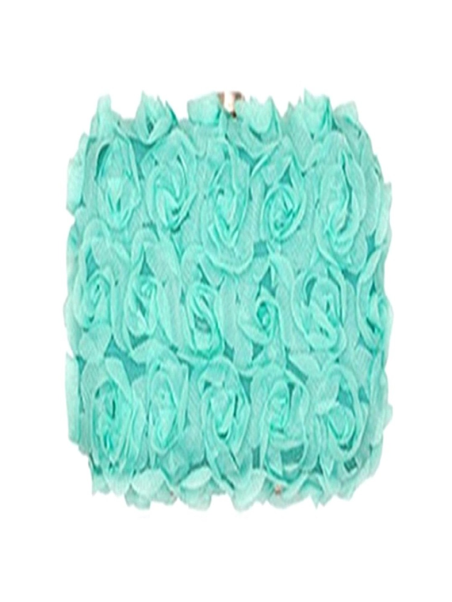 Tarini Nirula Turquoise Silk Minaudiere Clutch