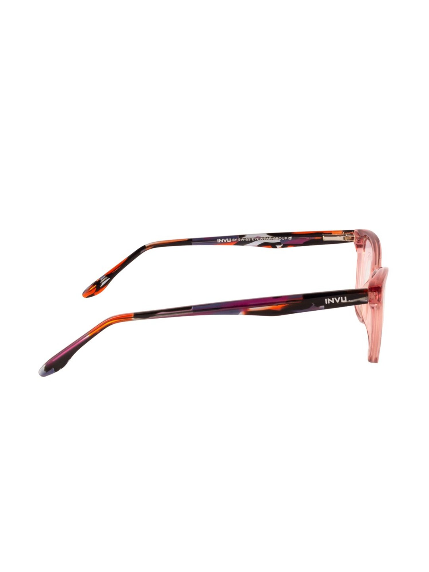 INVU A4016B Peach Full Rim Cat Eye Frame