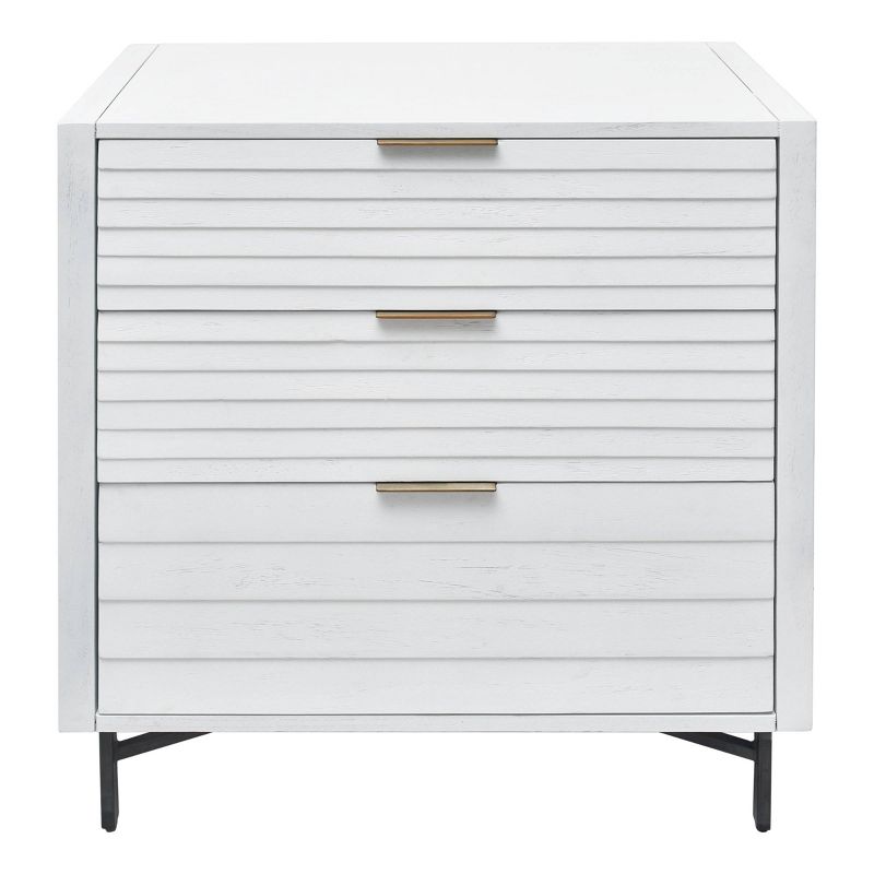 Portland 3 Drawer Chest White - Hopper Studio