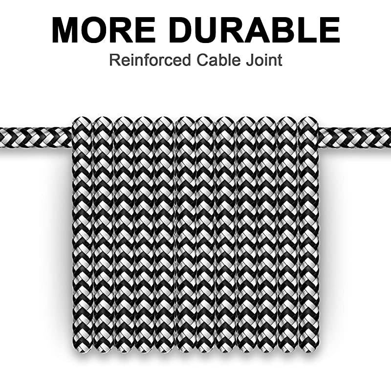 USB Type C Cable 10 Ft3 Pack Long Fast Charger USB C Cable for Samsung Galaxy S10 S9 S8 Plus Nylon Braided High Speed Cord Compatible for Note 10 9 8Google Pixel 3 3a 2XLMoto G6 G7LG V30