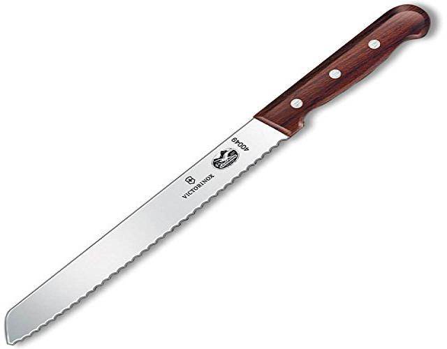 Victorinox Swiss Army 8-in. Serrated Bread Knife with Rosewood Handle