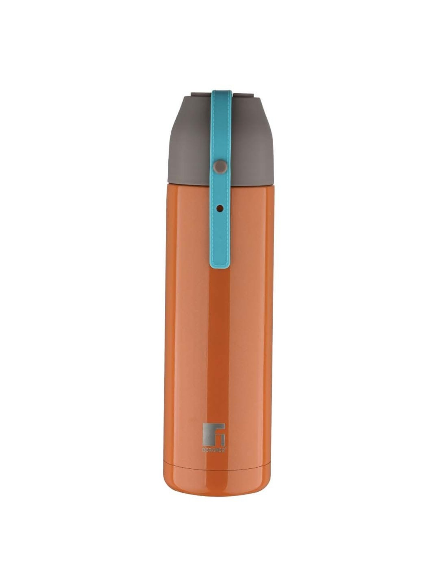 Bergner Walking Orange Stainless Steel Thermosteel Hot and Cold Flask (0.5 L)