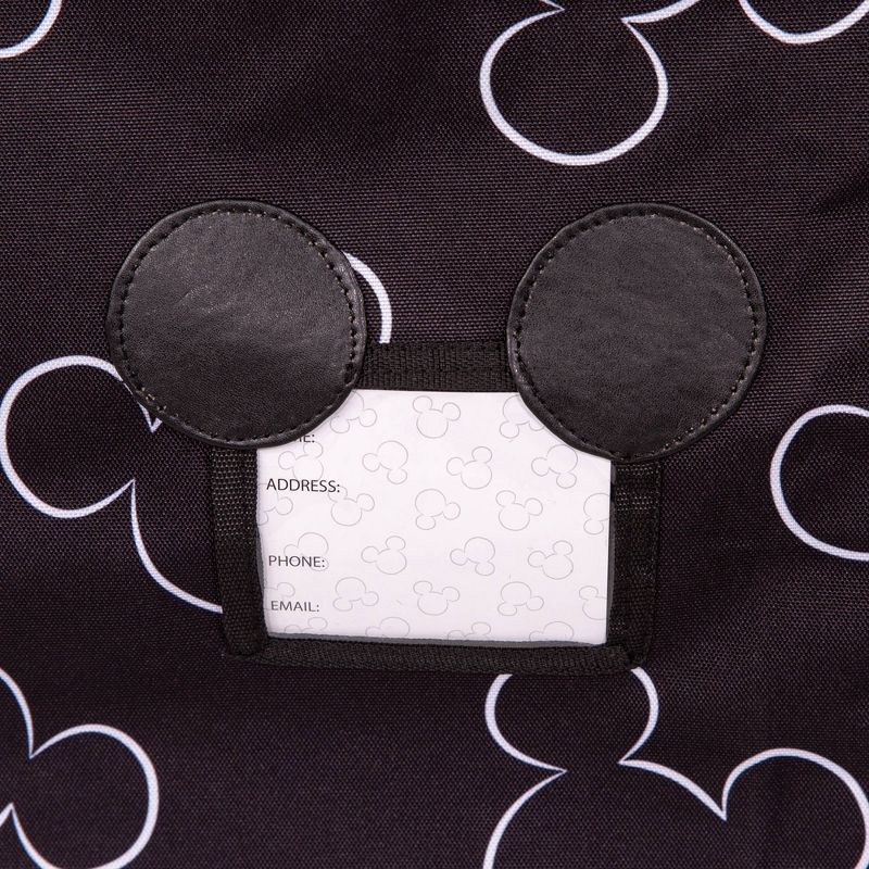 Disney Baby J.L. Childress Ultimate Padded Backpack Car Seat Travel Bag Mickey Black