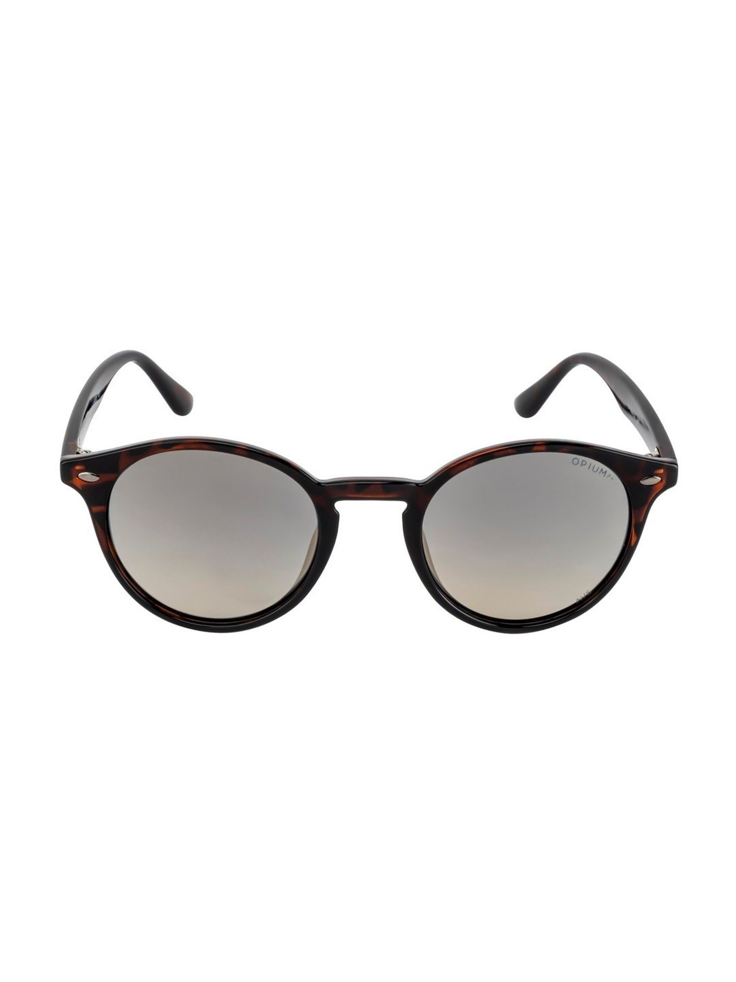 Opium Dary Grey Full Rim Round Unisex Sunglasses