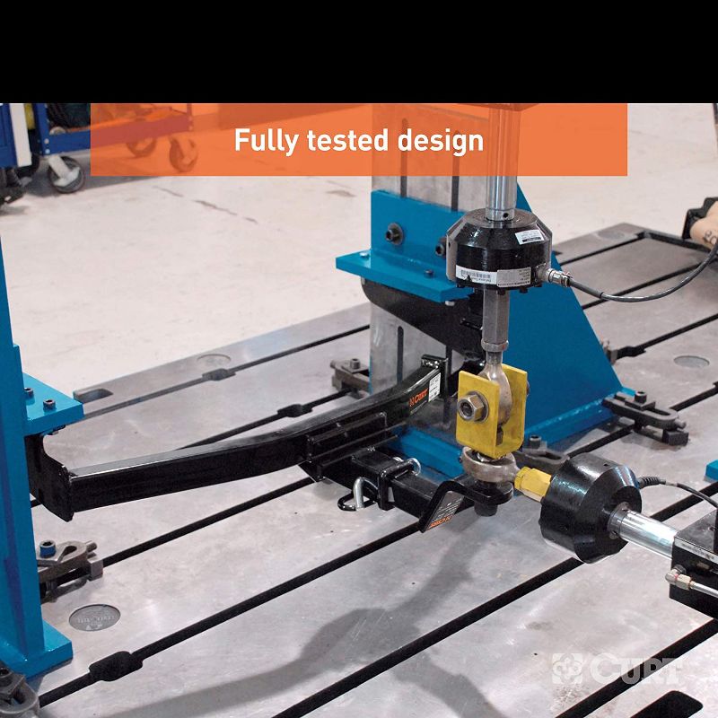 Curt Manufacturing 31068 2 Inch Front Mount Towing Receiver Hitch Vehicle Accessory for Select Ford Expedition, F-150, and Lincoln Navigators, Black