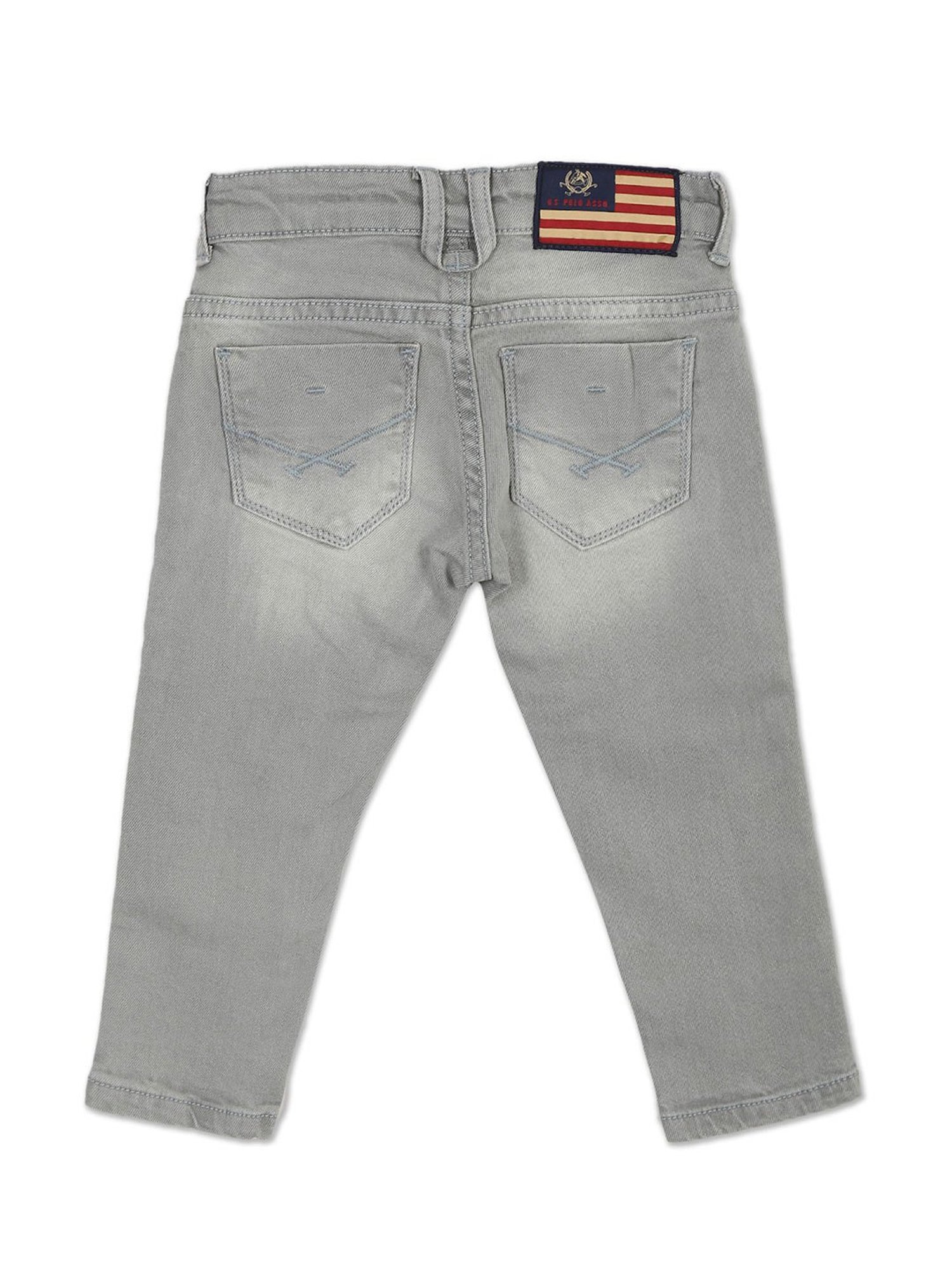 Pepe Jeans Boys Dark Blue Solid Jeans