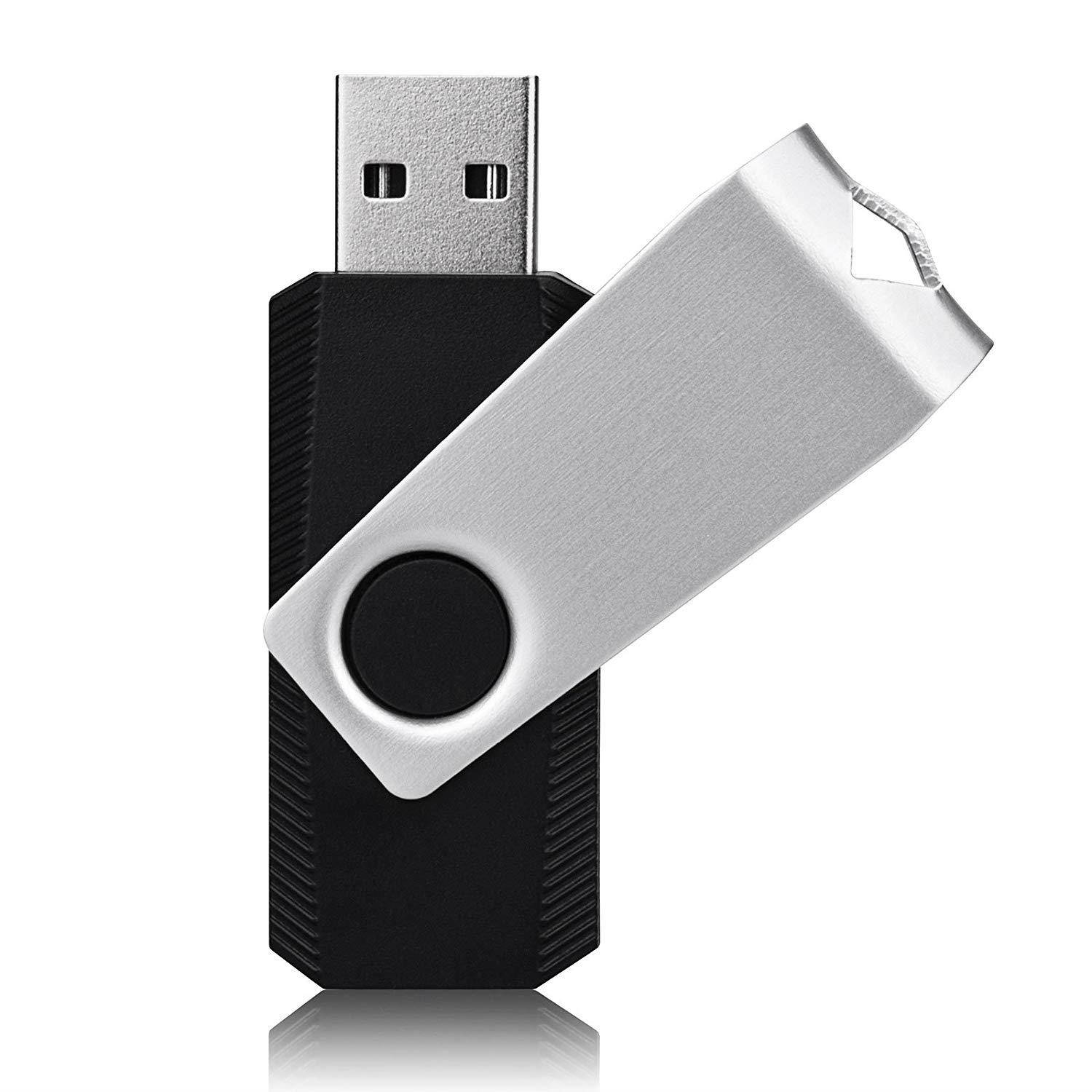 TOPESEL 64GB USB 2.0 Flash Drive Memory Stick Thumb Drive Swivel USB JumpDrive