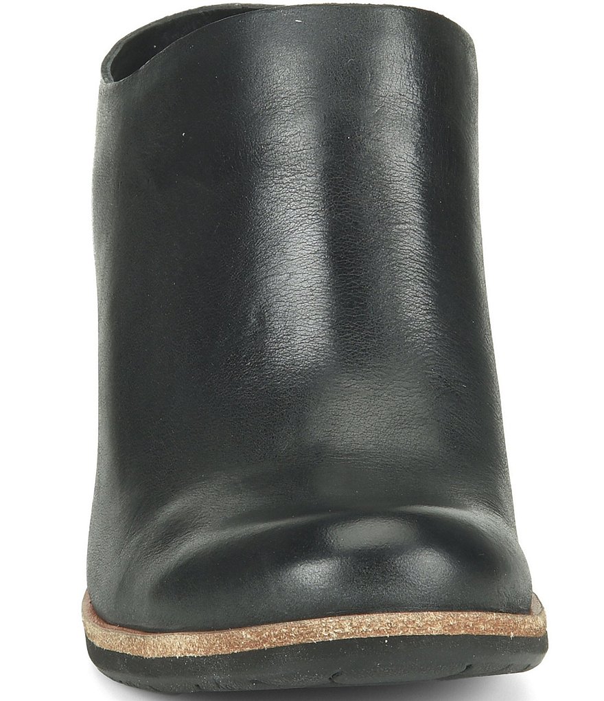 Kork-Ease Challis Leather Block Heel Mules