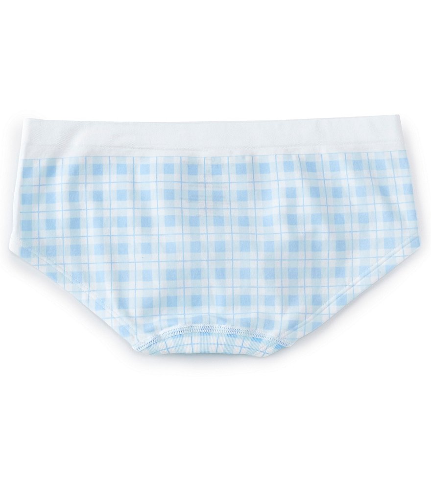 Copper Key Big Girls 6-16 Plaid Seamless Girlshort Panties