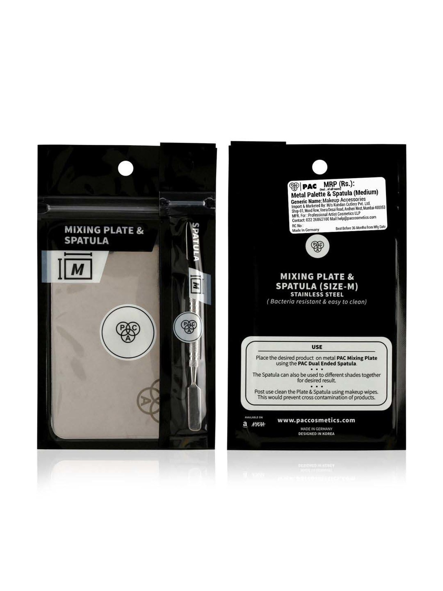 PAC Metal Palette & Spatula Medium