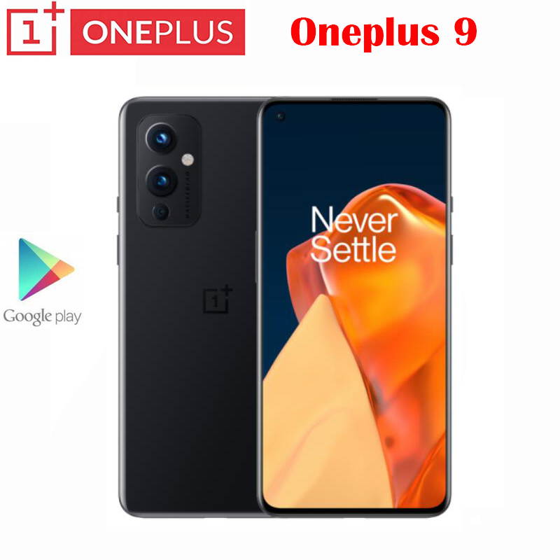 Global Rom Official Original New Oneplus 9 5G Cell Phone Snapdragon 888 6.55inch LTPO AMOLED 120Hz 8G/12G RAM 128G/256G ROM 50MP 65W Flash Charge  Unlocked International Model(GSM Only Not CDMA)