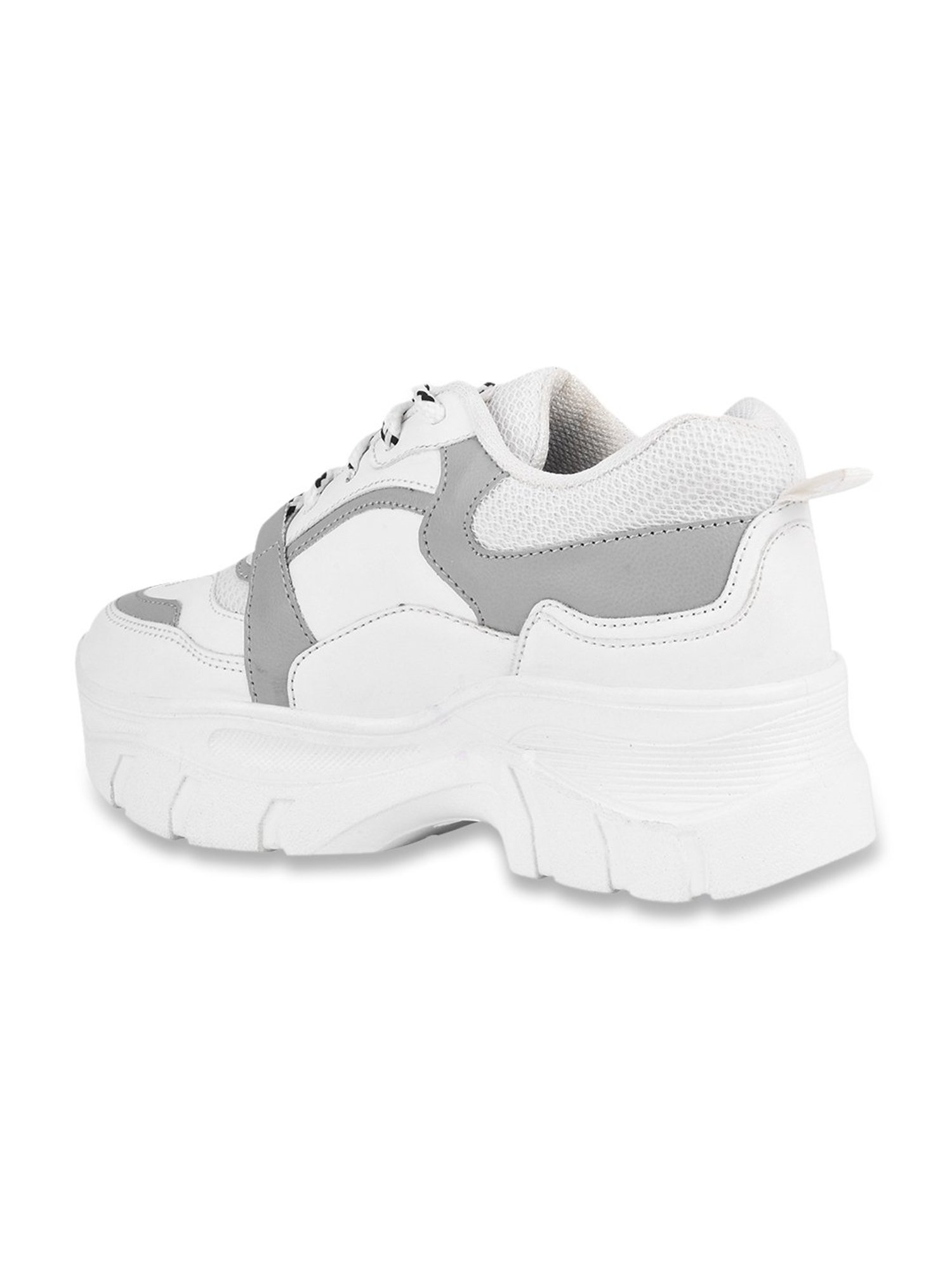 Shoetopia Women's Grey Sneakers