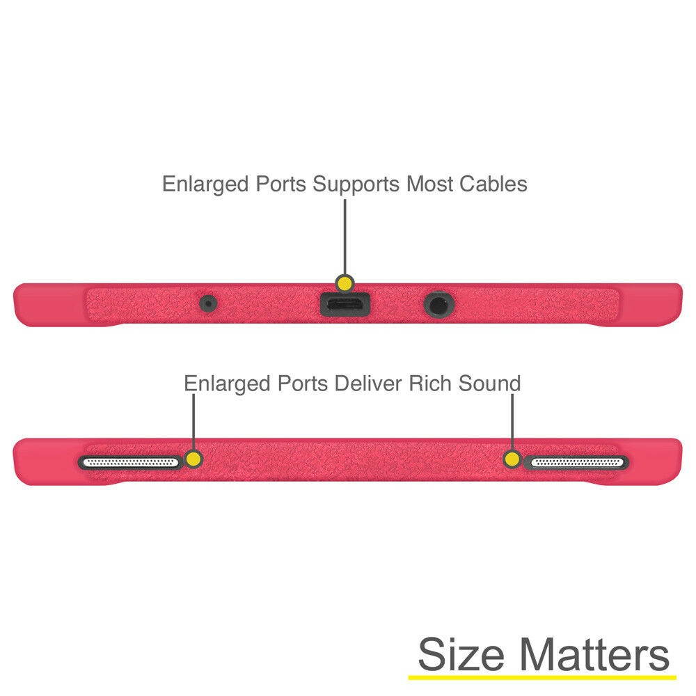 AMZER Baby Pink Premium Jelly Skin Case Cover for Samsung Galaxy Tab A 10.1 2016