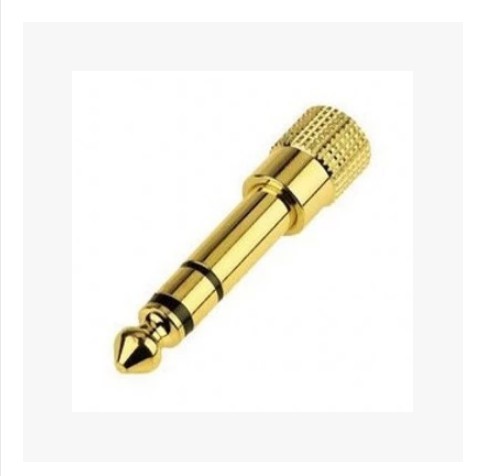 New 4pcs 3.5mm Male to 6.5mm Female + 6.5mm Female to 3.5mm Audio Adapter Connector