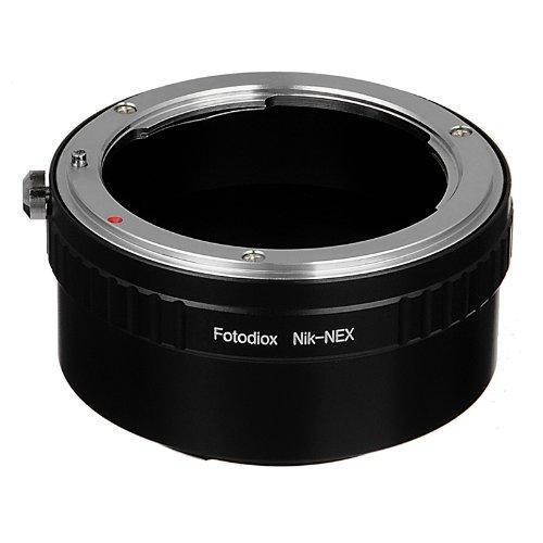Fotodiox Lens Mount Adapter - Nikon Lens to Sony NEX E-Series Camera fits Sony NEX-3, NEX-5, NEX-5N, NEX-7 and Sony Video Camcorder NEX-VG-10 VG10 Nikon F Standard