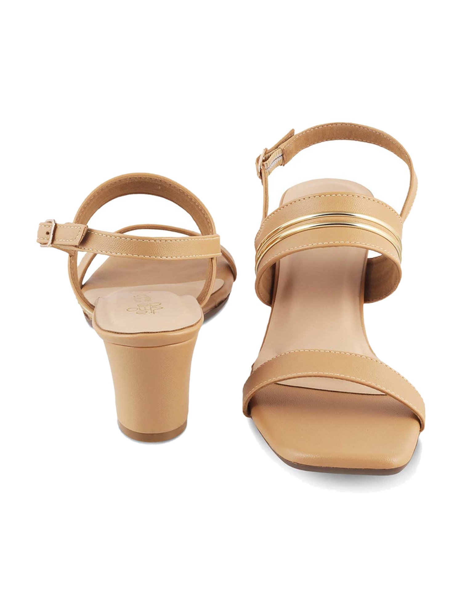 Tresmode Women's Beige Back Strap Sandals